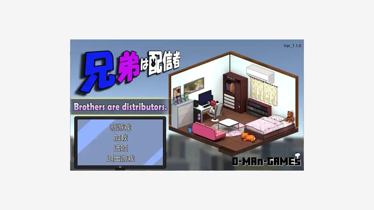 主播兄弟NTR二人 操作界面 画面 1